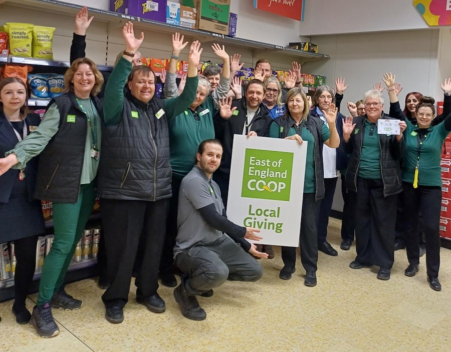 Colleagues at East of England Co-op Leiston